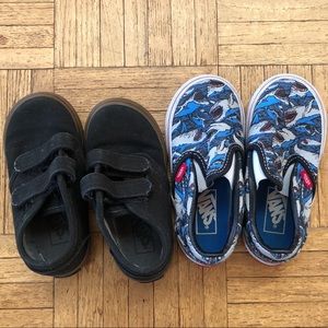 2 pairs Toddler Vans 7/7.5